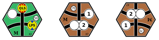 Montreal brown X7 tile with matching rotations